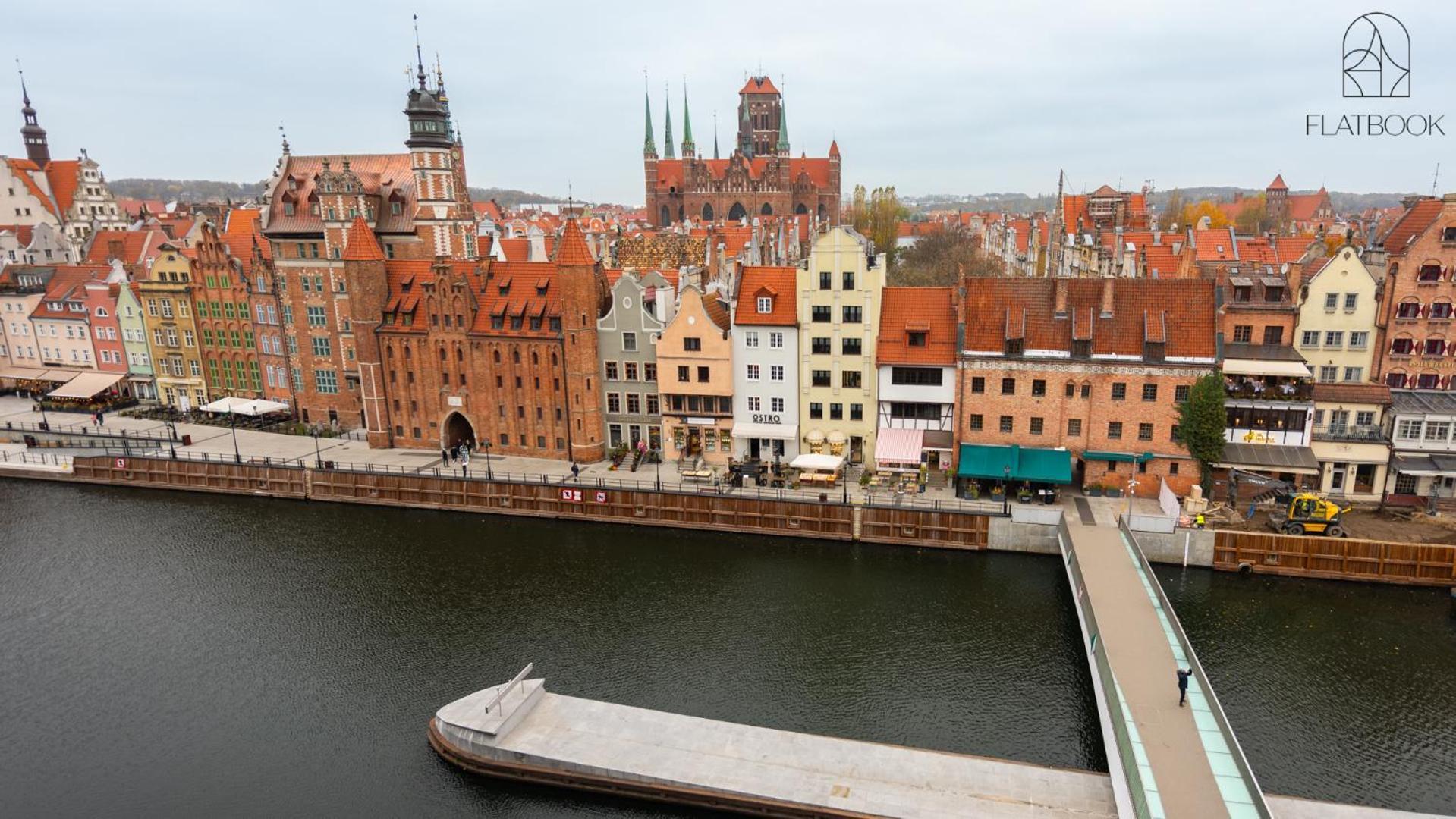 Flatbook Granaria Prestige Riverside & Parking Apartment Gdansk